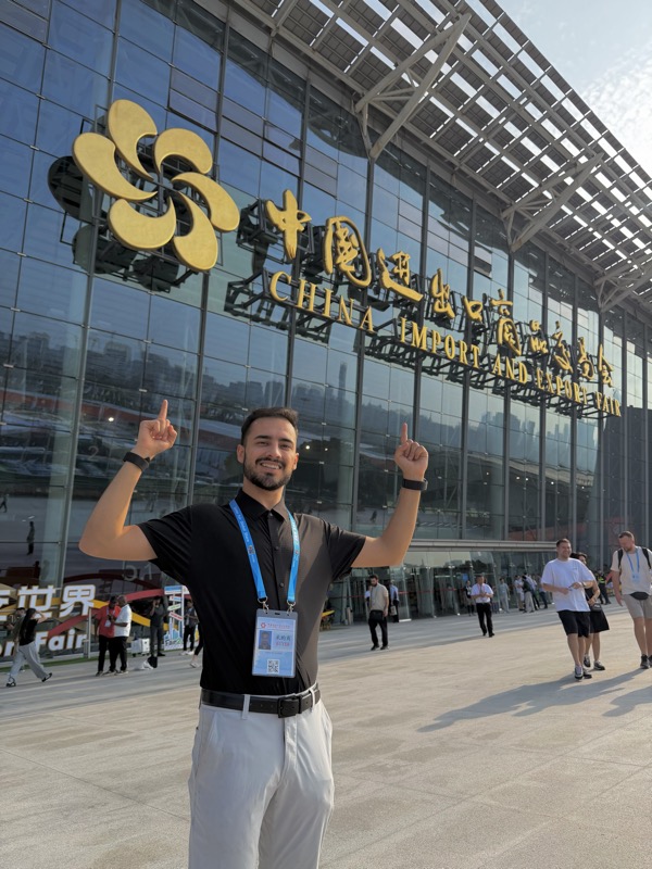 Dario De Oliveira en Canton Fair, China 2026